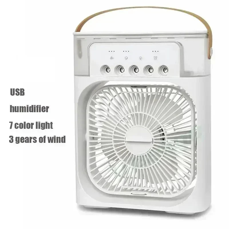 3-in-1 Portable Air Cooler & Humidifier - Desk Comfort Fan