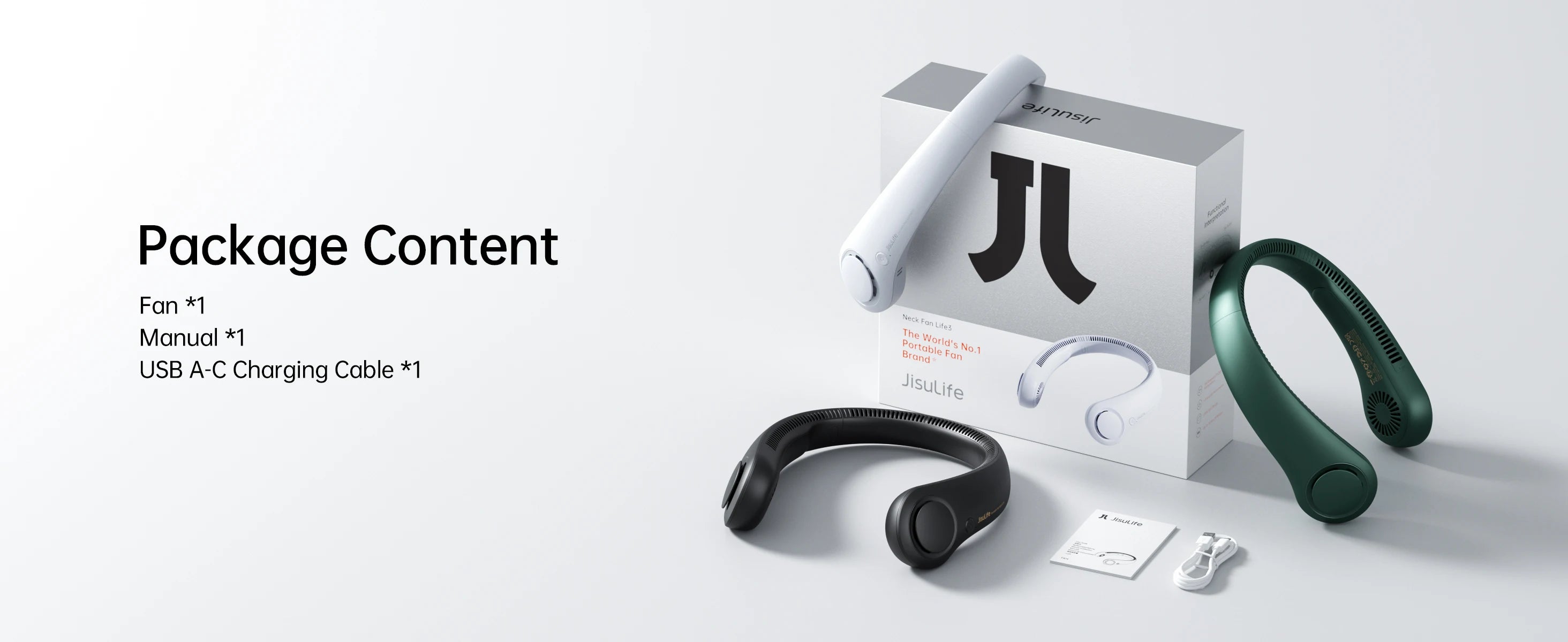 JISULIFE Neck Fan Pro 1: Ultimate Hands-Free Cooling