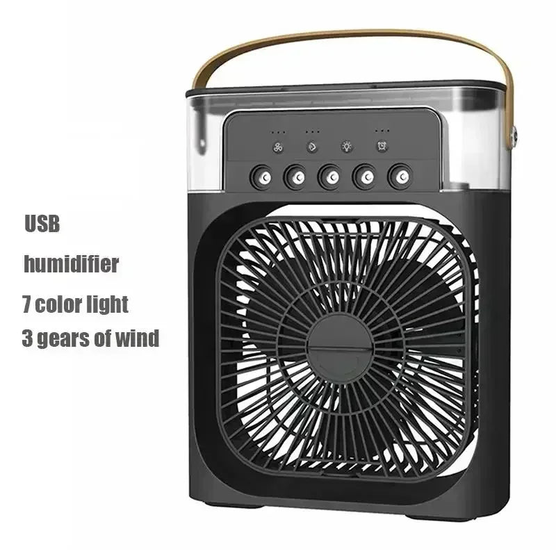 3-in-1 Portable Air Cooler & Humidifier - Desk Comfort Fan