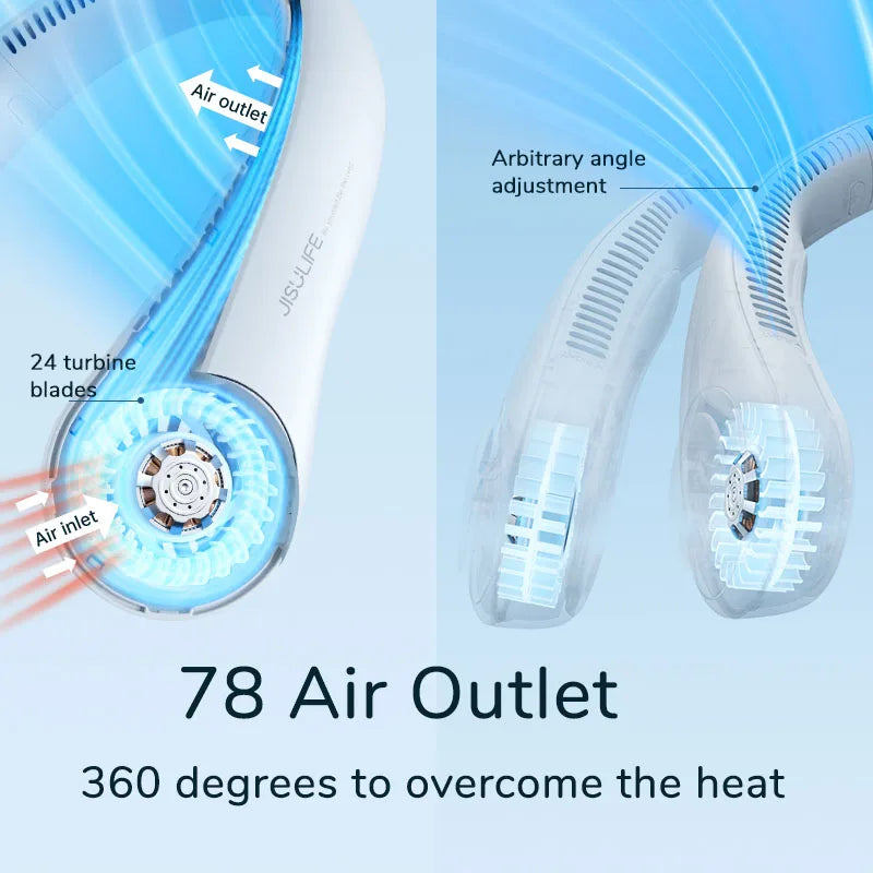 JISULIFE Neck Fan Pro 1: Ultimate Hands-Free Cooling